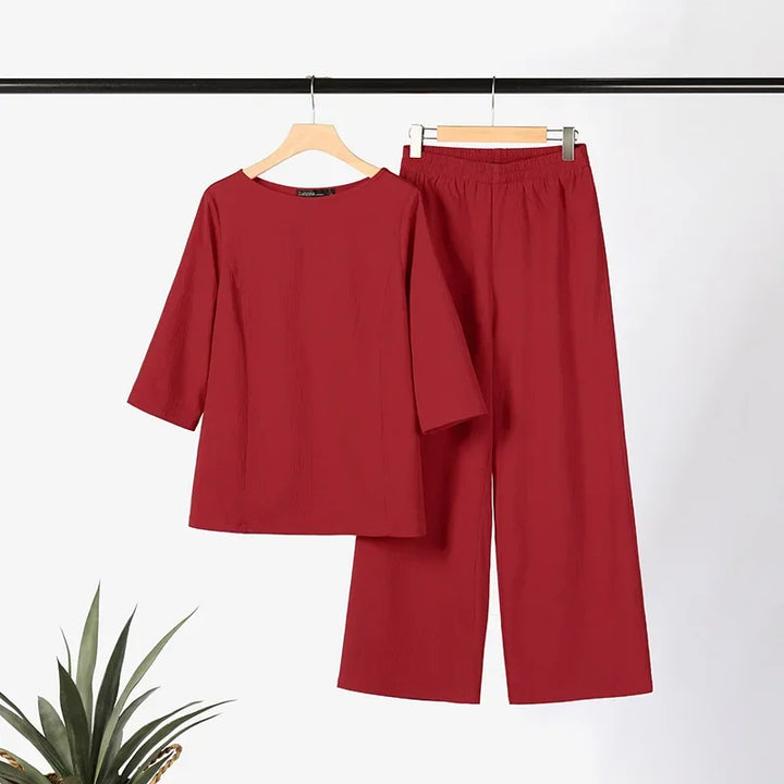 Giovanna | Robe ample en coton et lin