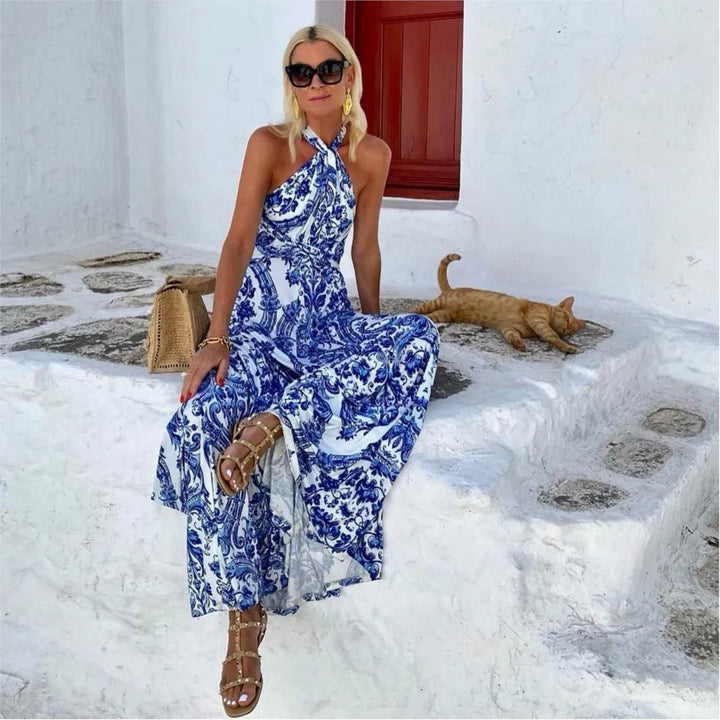 Robe Carol™ à Col Halter