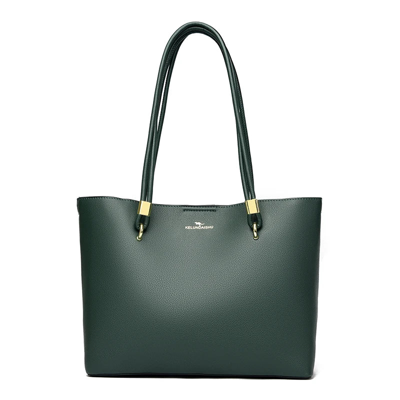 Sac fourre-tout décontracté en doux tissu kangourou