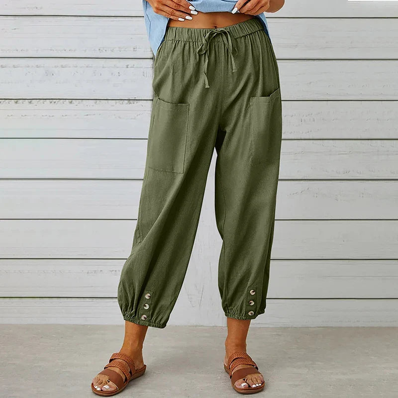 Alaina | Pantalon Harem taille haute