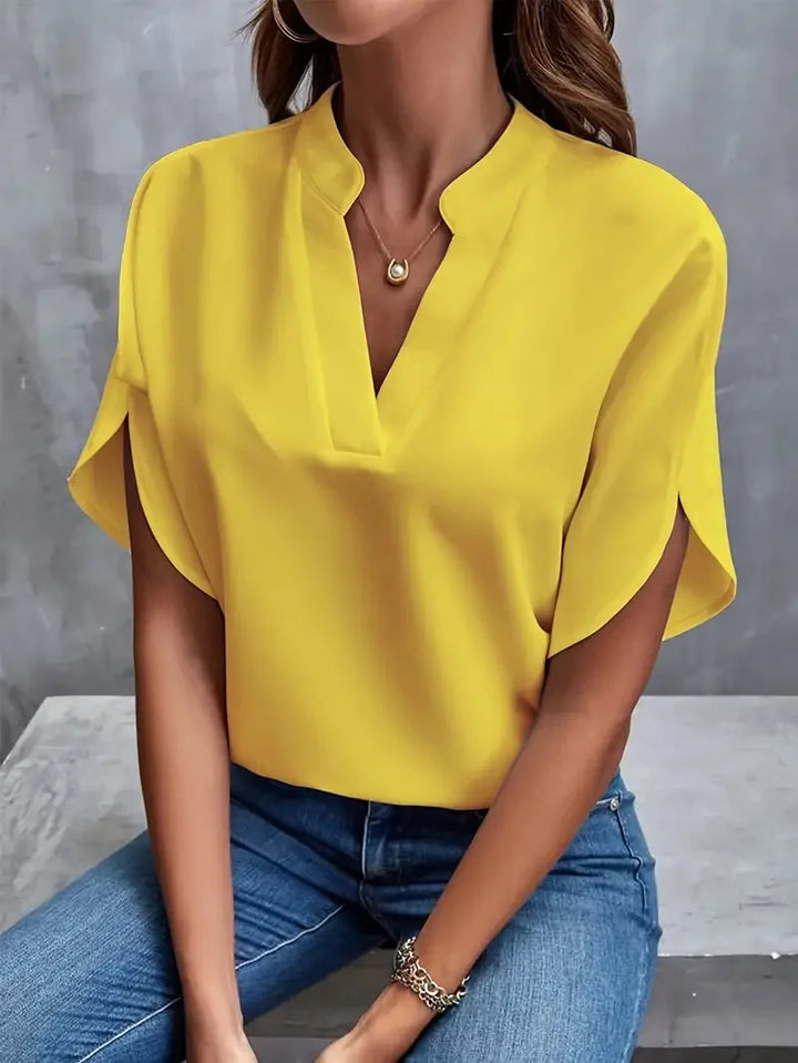 Élodie™ | Blouse fluide à décolleté en V