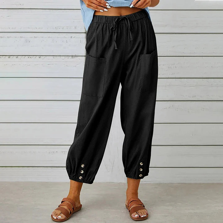 Alaina | Pantalon Harem taille haute