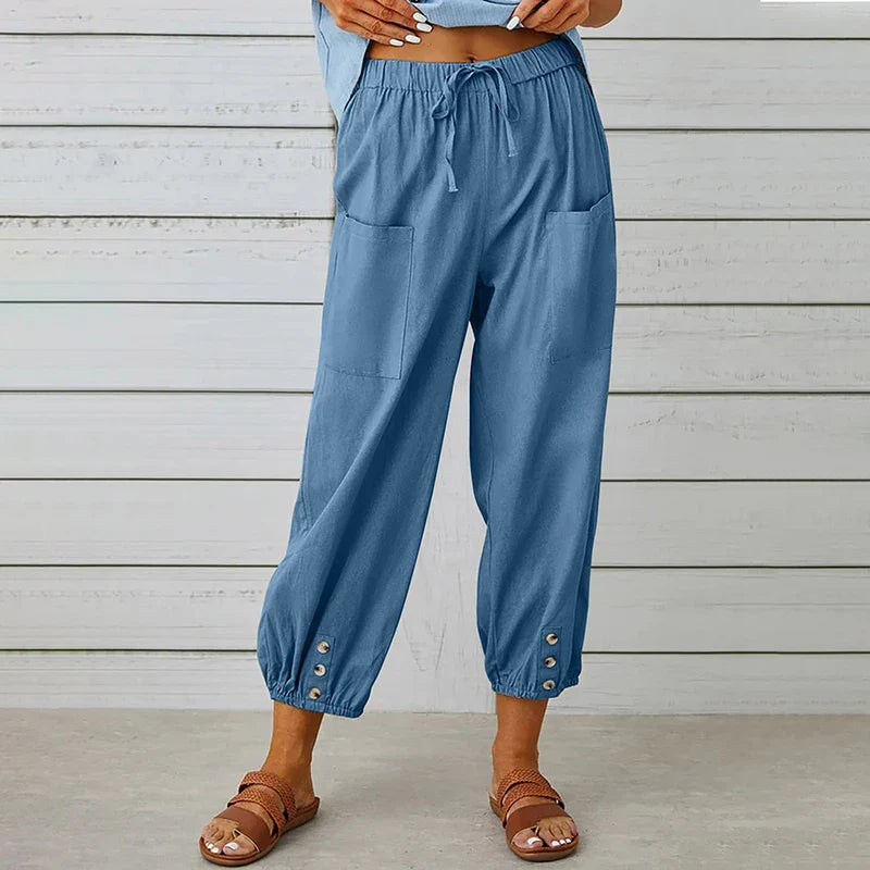 Alaina | Pantalon Harem taille haute