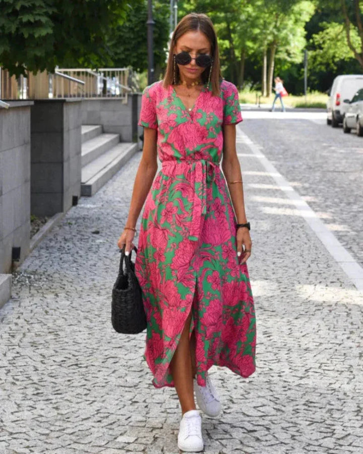 Linda - Robe florale élégante