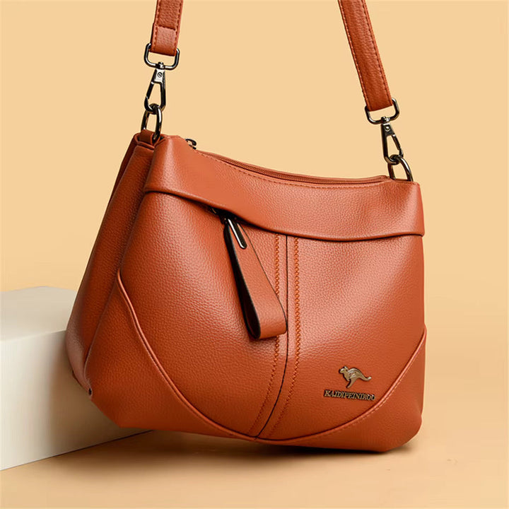 Sac Messenger en Cuir Souple Savine