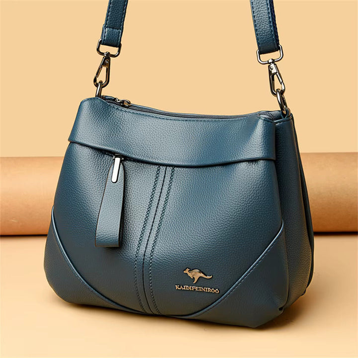 Sac Messenger en Cuir Souple Savine