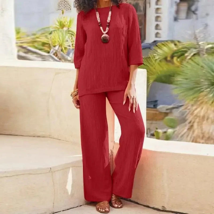 Giovanna | Robe ample en coton et lin