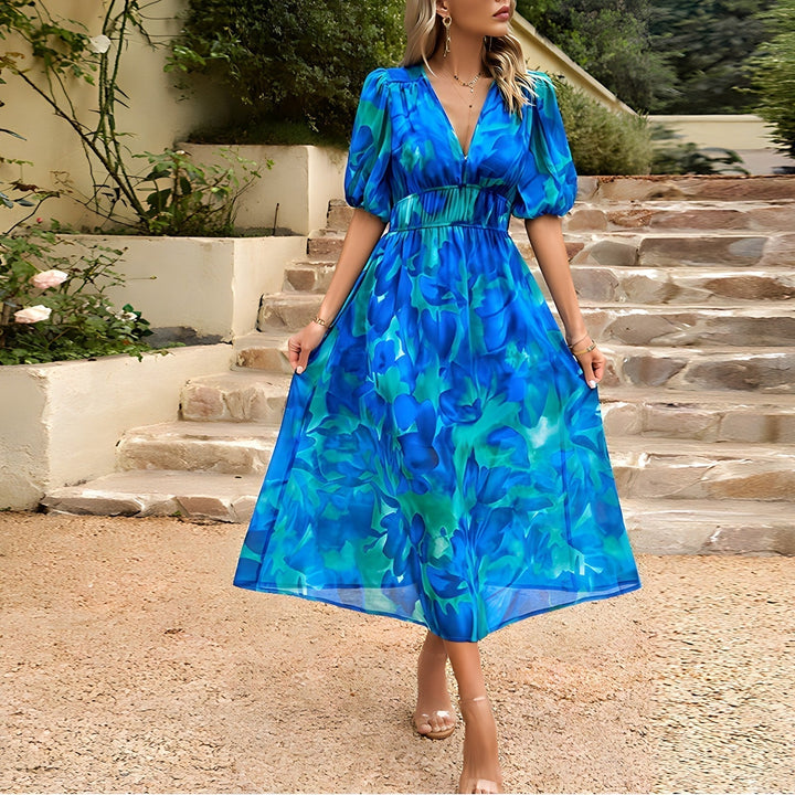 Robe V-Neck Élégante Sasha™