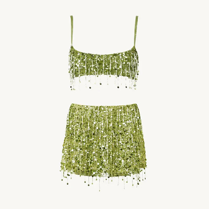 Mera : Ensemble à Franges Perles