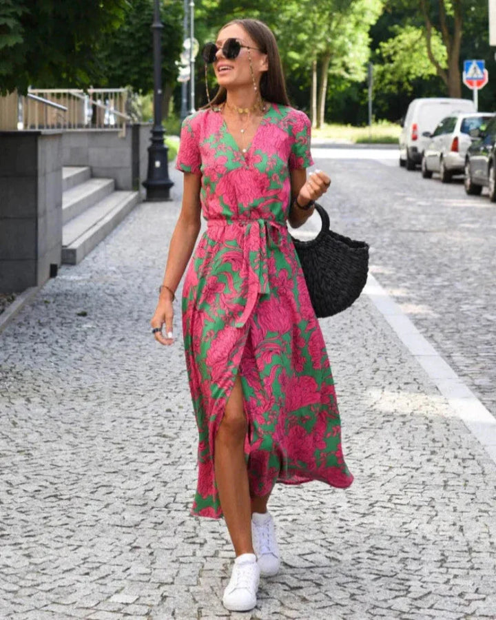 Linda - Robe florale élégante