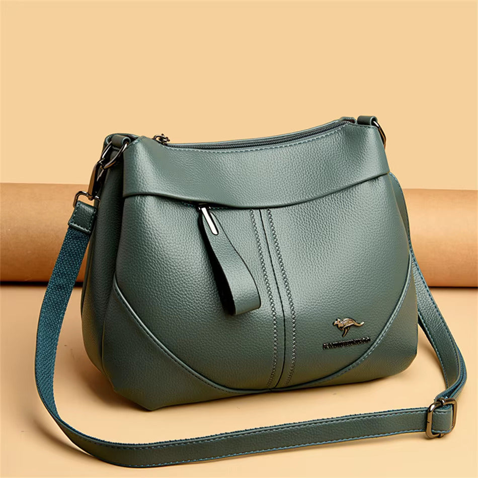 Sac Messenger en Cuir Souple Savine