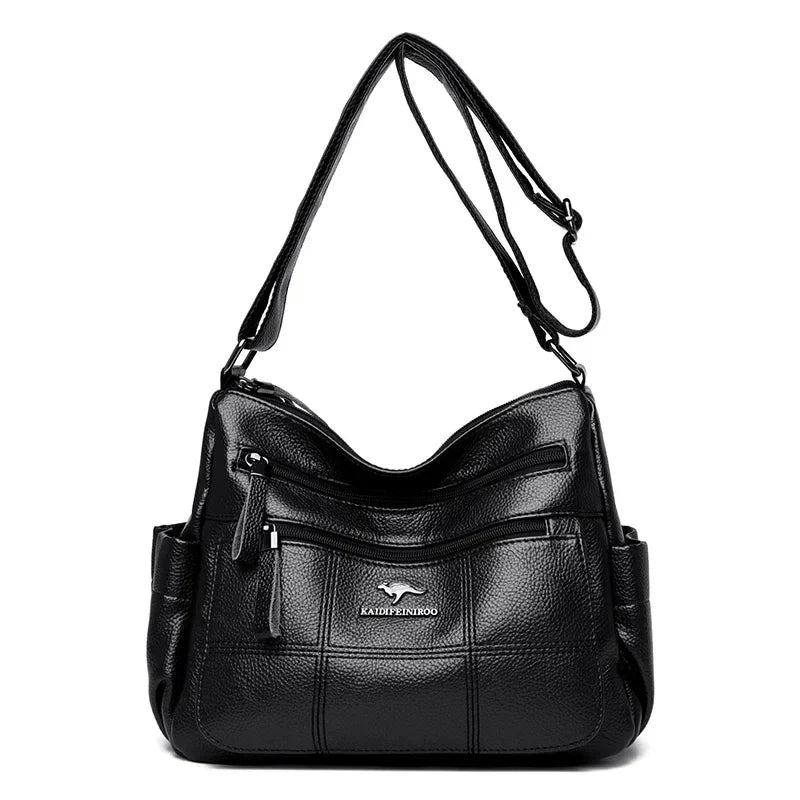 Sac à main en cuir lisse Davina