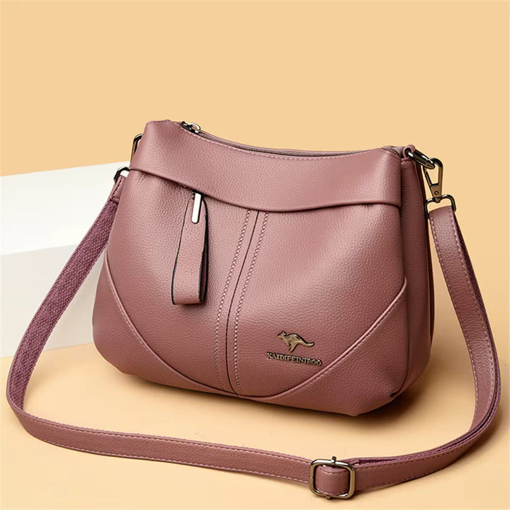 Sac Messenger en Cuir Souple Savine