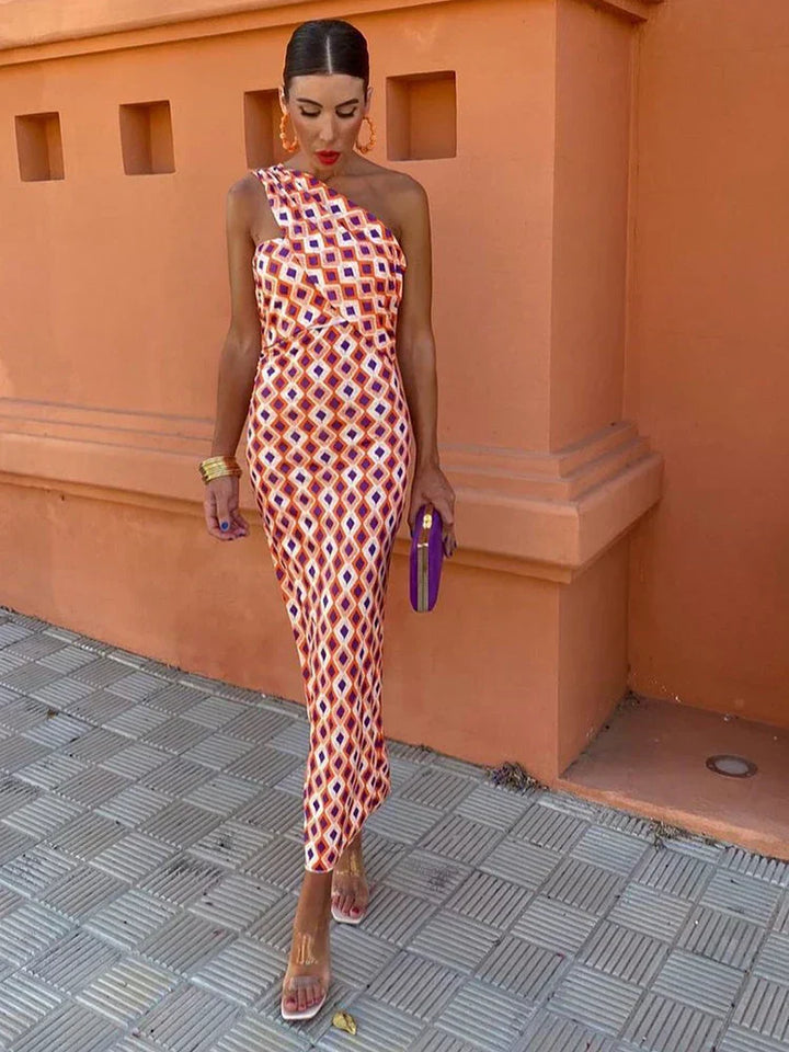 Irmgardi | Robe Élégante À Épaule Dénudée