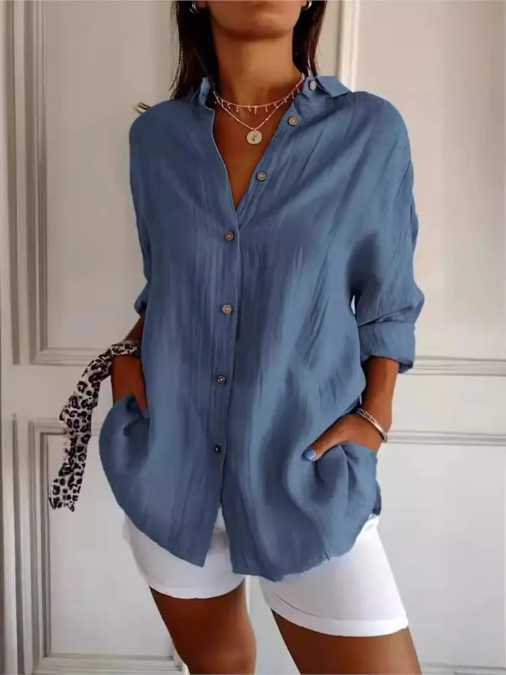 Philippine™ | Blouse douce en coton respirant