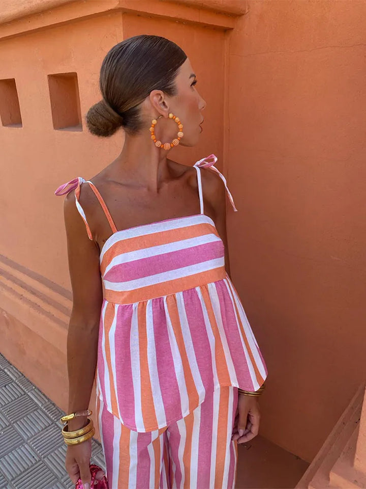 Hanne™ | Ensemble d'Été Élégant pour Femme avec Imprimé