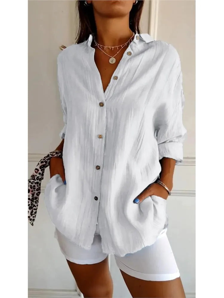 Philippine™ | Blouse douce en coton respirant