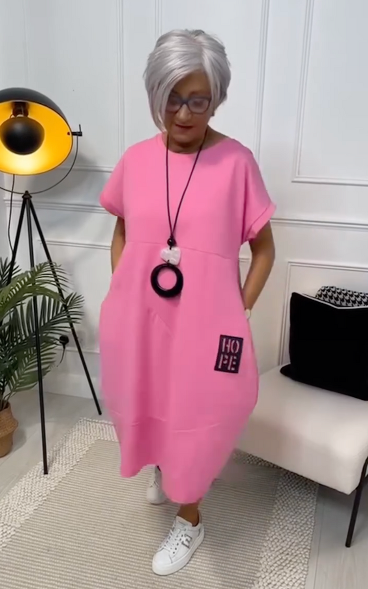 Zuzanna | Robe d'été légère avec col rond