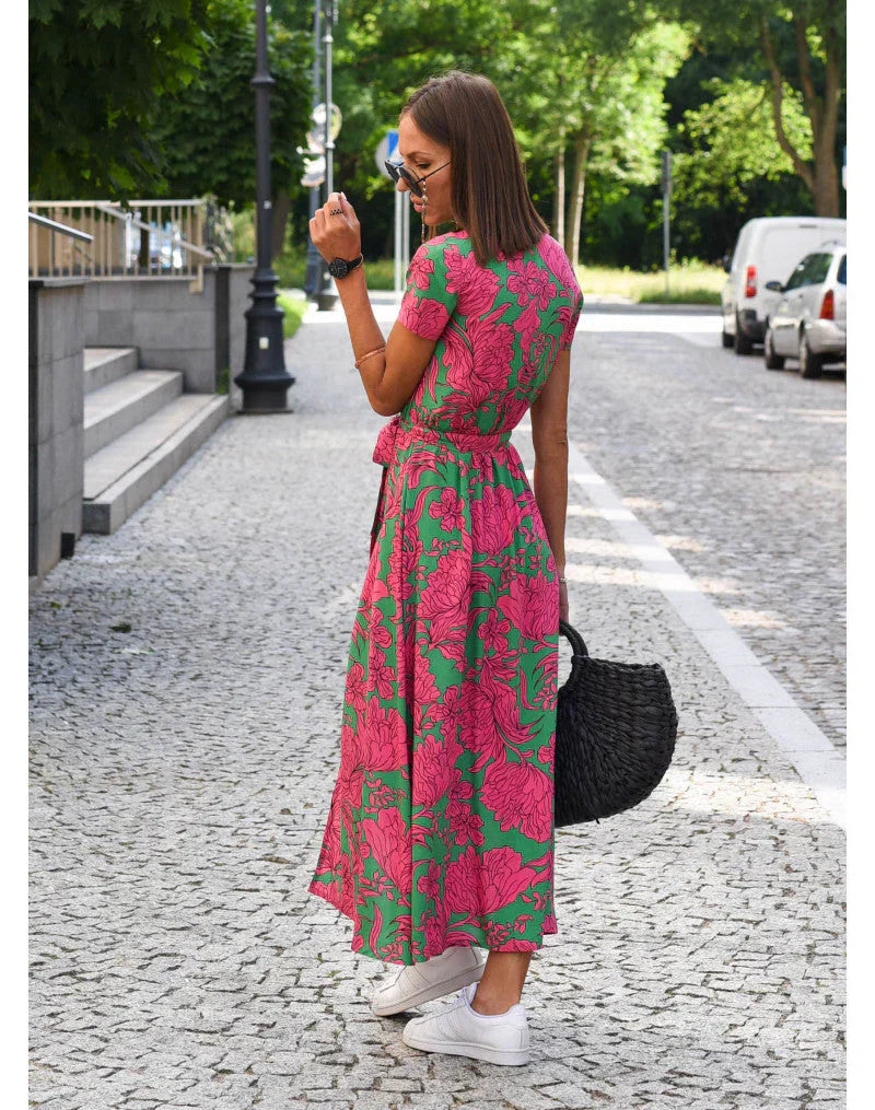 Suzanne - Robe élégante avec décolleté en V