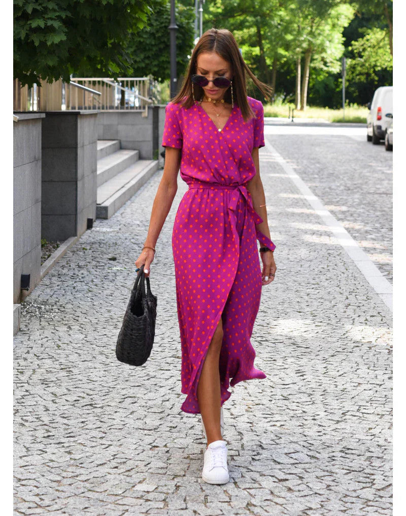Suzanne - Robe élégante avec décolleté en V