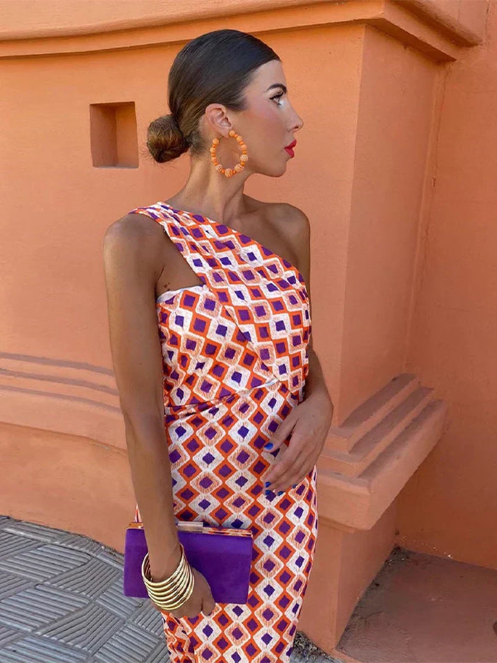Irmgardi | Robe Élégante À Épaule Dénudée
