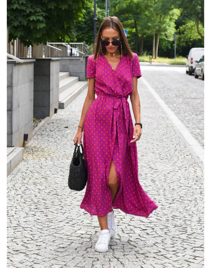 Suzanne - Robe élégante avec décolleté en V