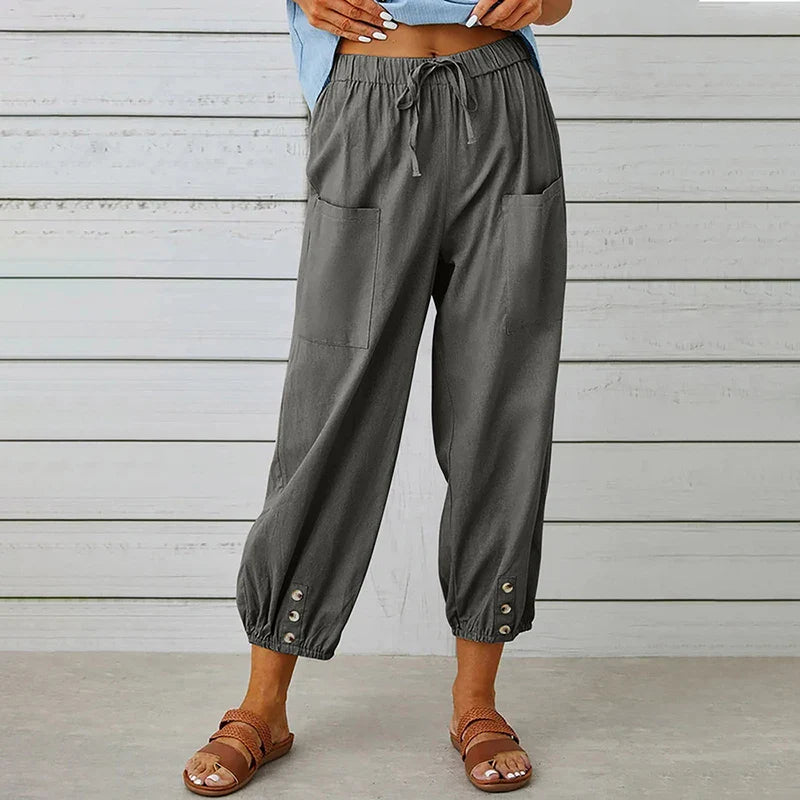 Alaina | Pantalon Harem taille haute