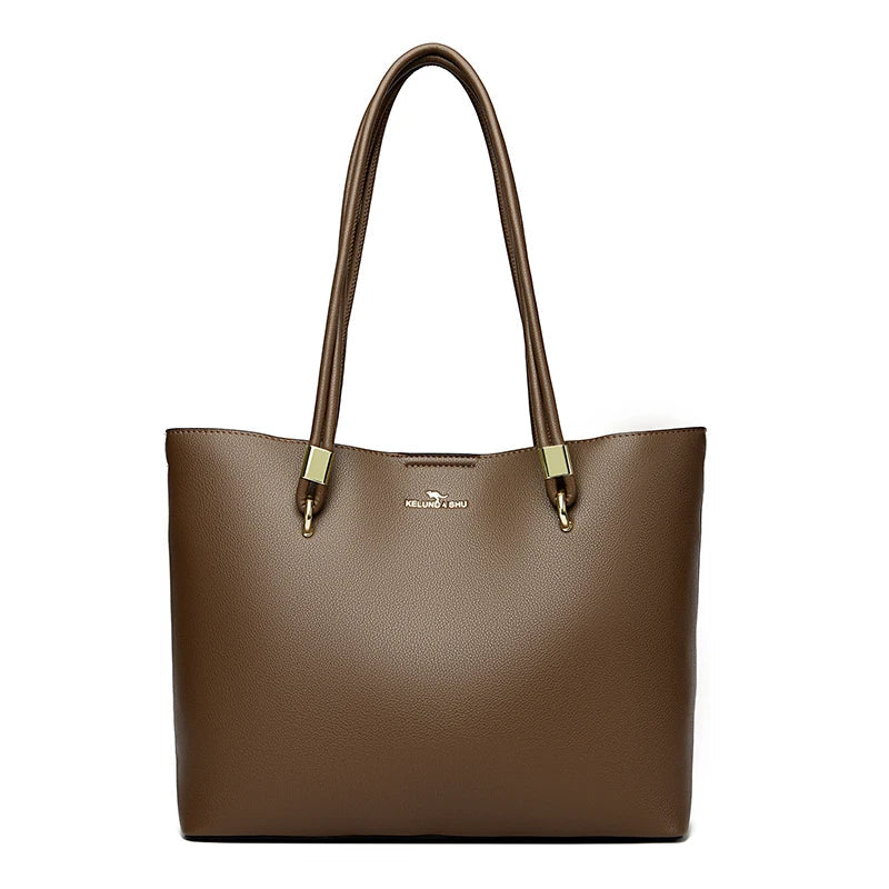 Sac fourre-tout décontracté en doux tissu kangourou