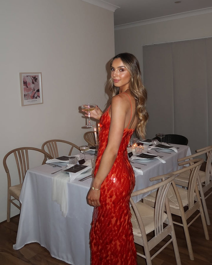 Kailani : Robe Maxi Longue à Paillettes