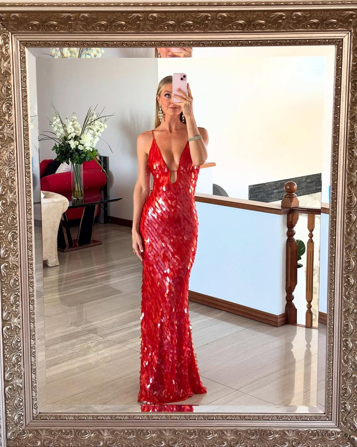 Kailani : Robe Maxi Longue à Paillettes