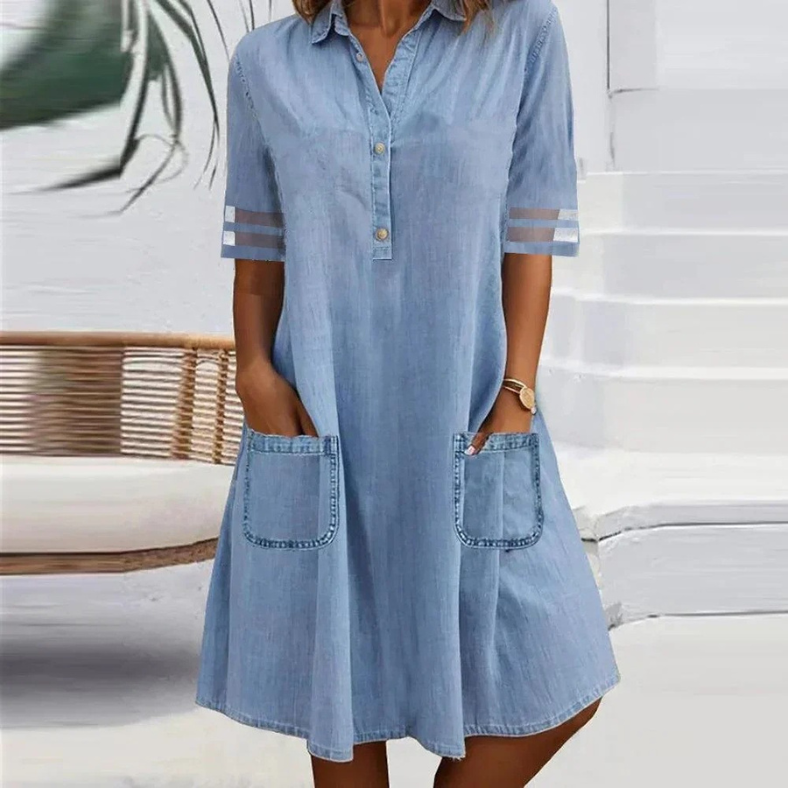 LOUNA | Robe Chemise Décontractée et Chic
