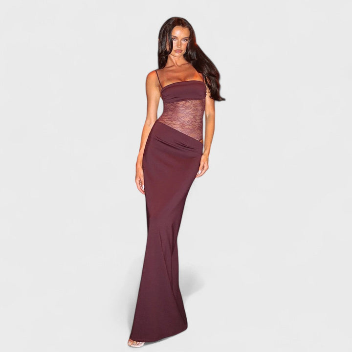 Léana | Robe Maxi Élégante au Style Intemporel