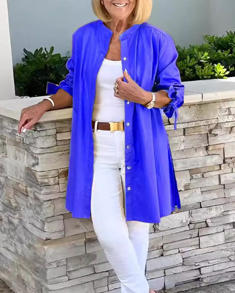 Fiorella | Chemise en coton et lin