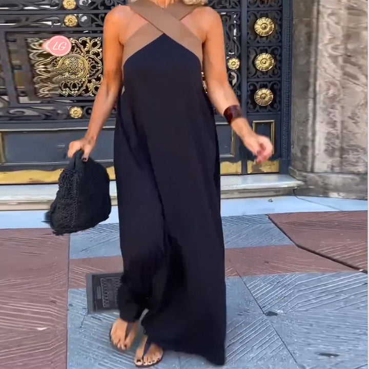 SIENNA | Robe Élégante avec Dos Nu et Col Croisé à la Mode