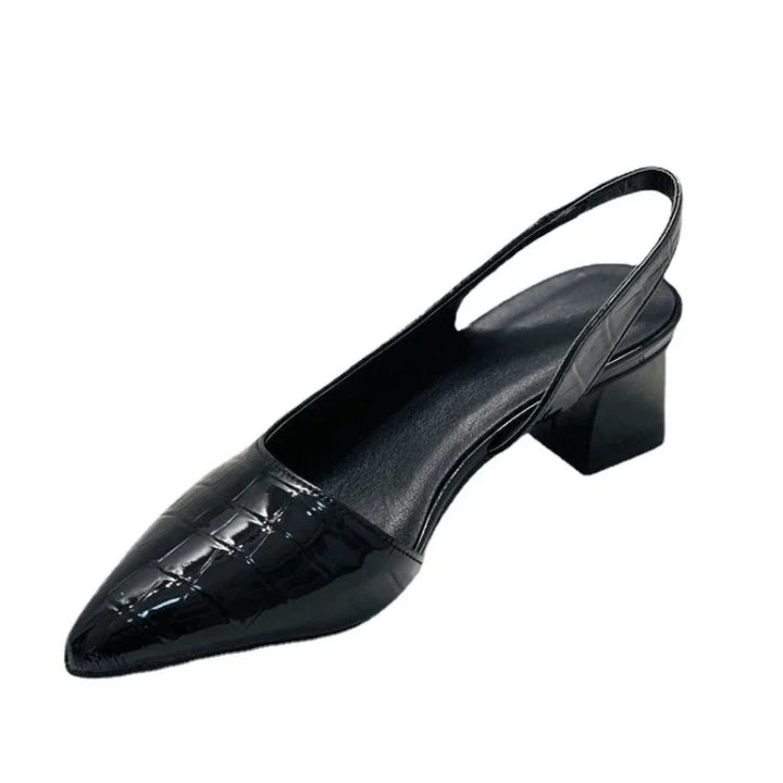 Heidi | Pompes orthopédiques en simili cuir premium