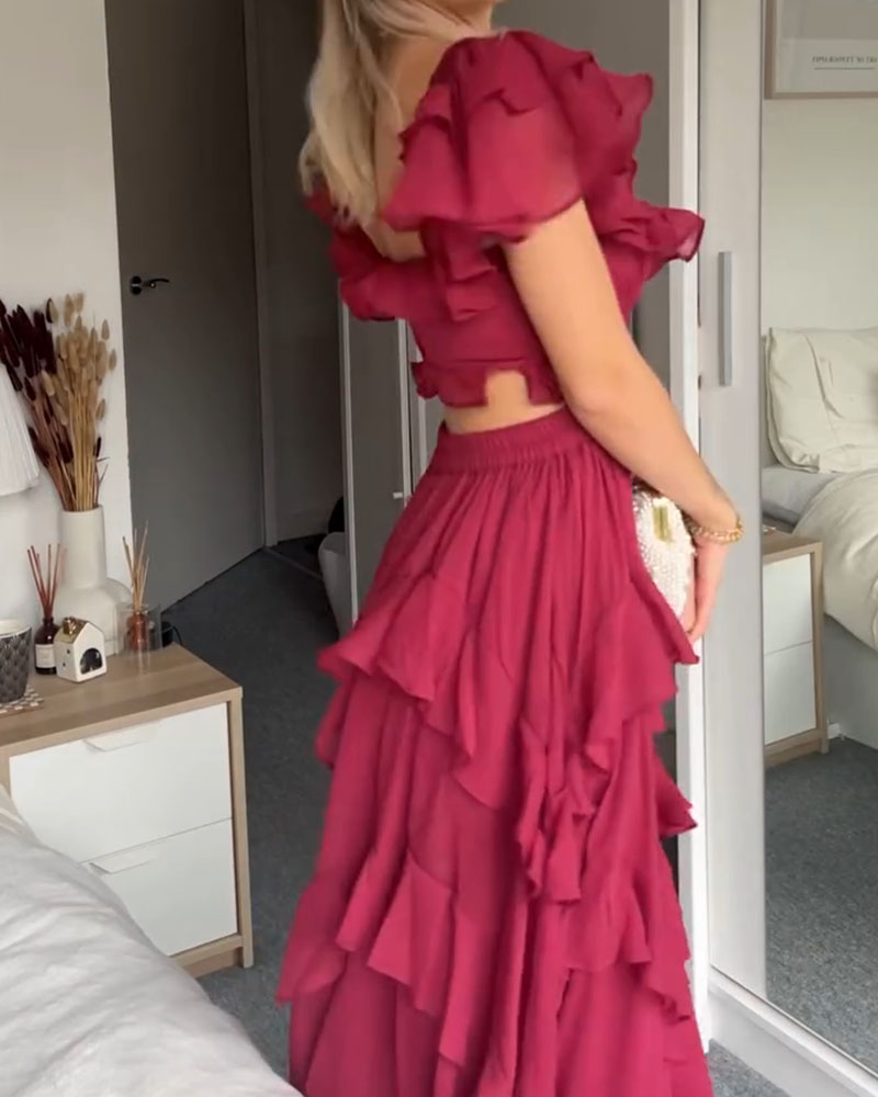 Elisa | Robe à volants