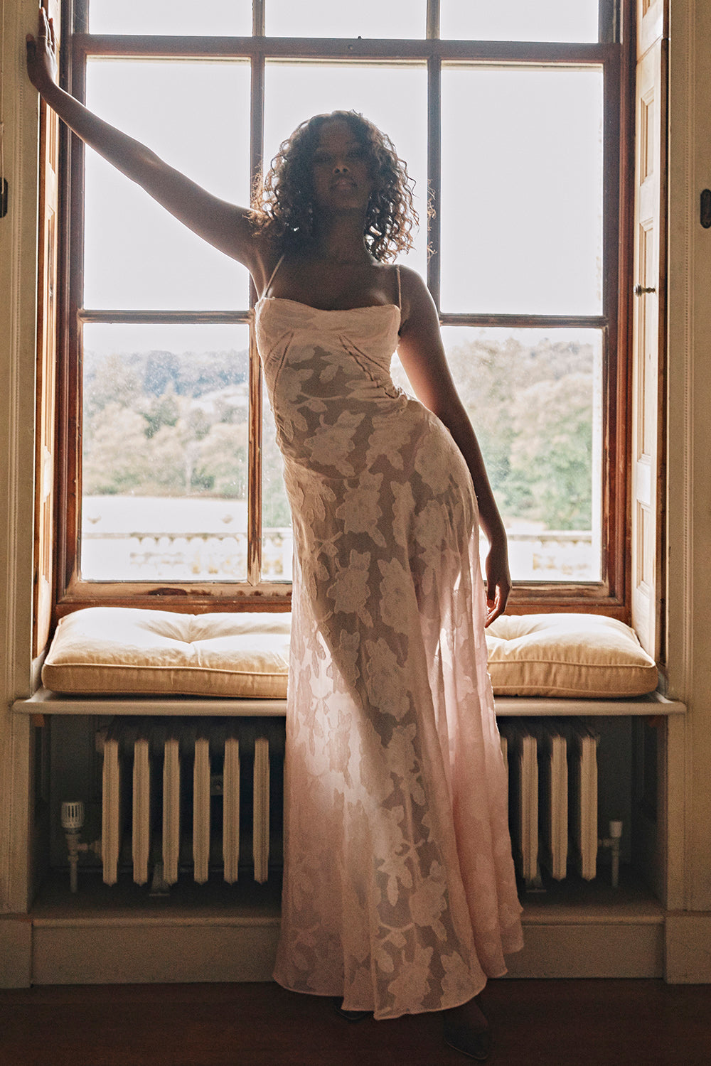 Paulette - Robe longue corset