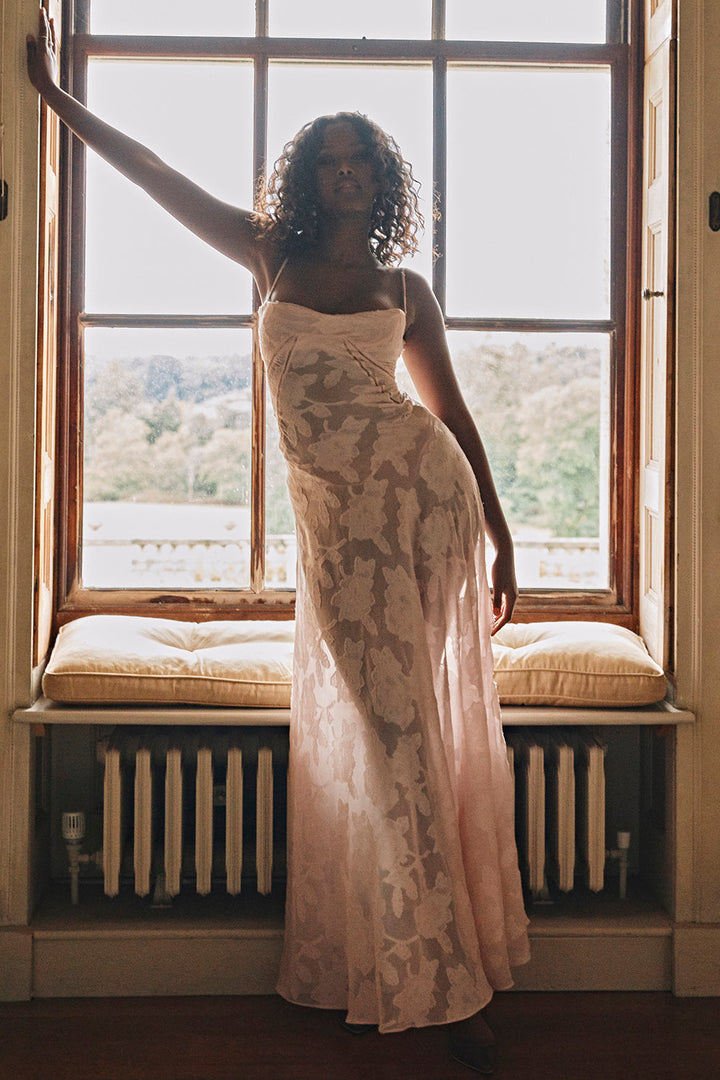 Paulette - Robe longue corset