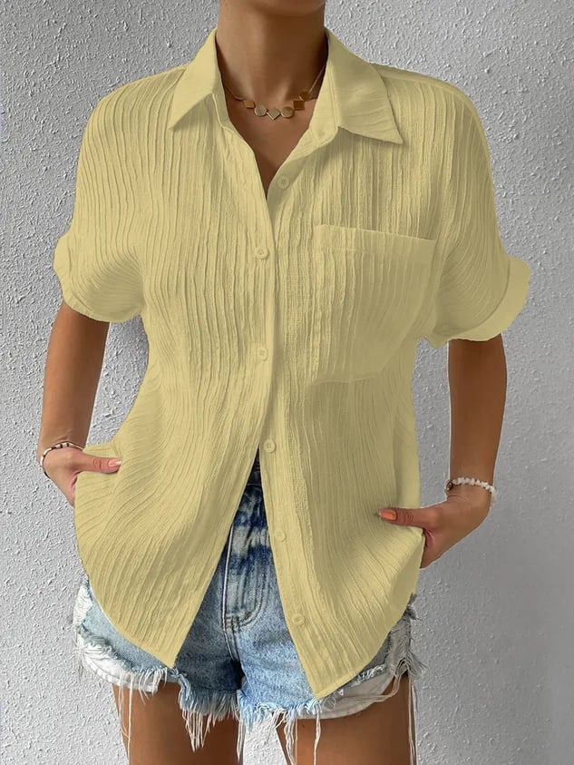 Louisa - Top Relaxato Avec Texture