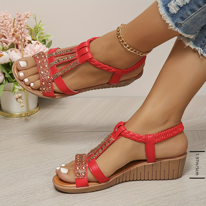 Sandales Élastra™ en Cristal Tressé
