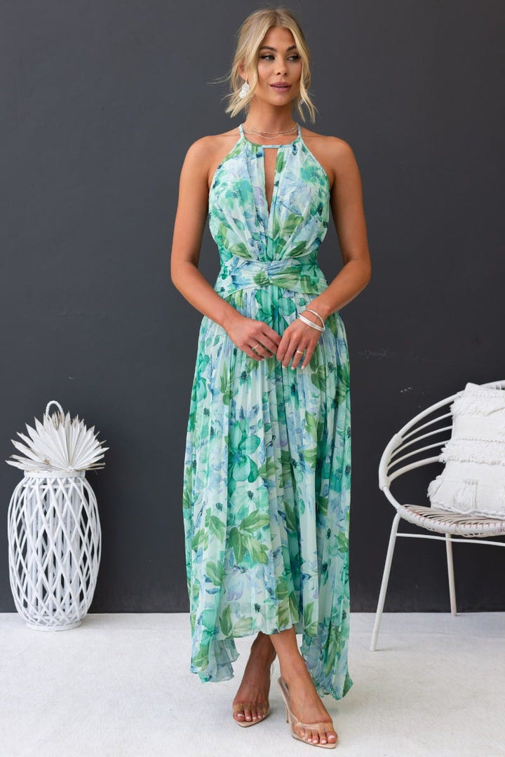Mavis - Robe longue à fleurs