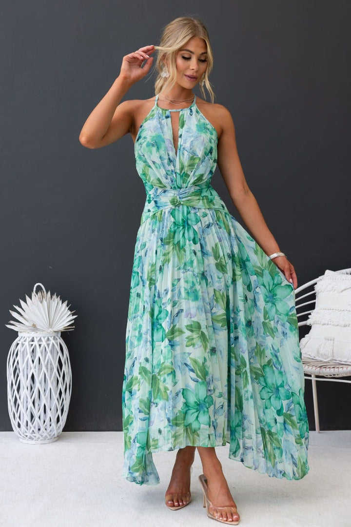 Mavis - Robe longue à fleurs
