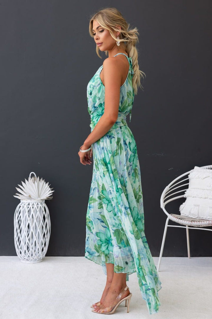Mavis - Robe longue à fleurs