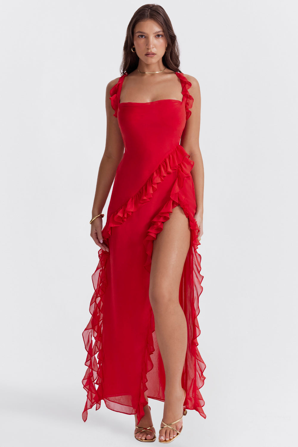 Laurine | Robe Maxikleid Élégante