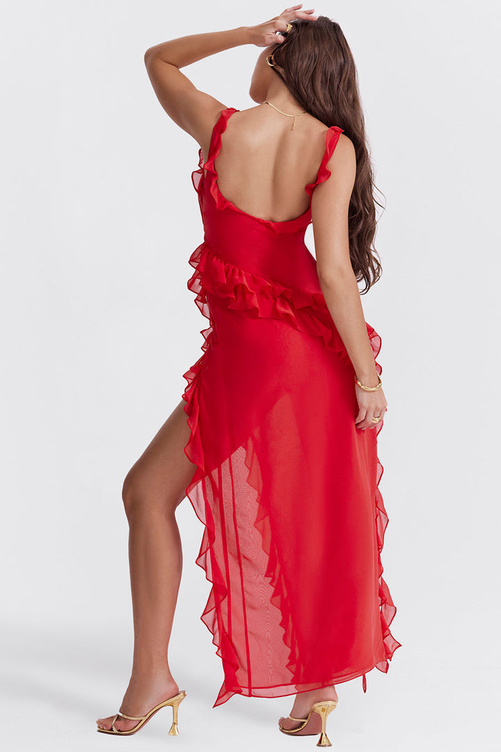 Laurine | Robe Maxikleid Élégante