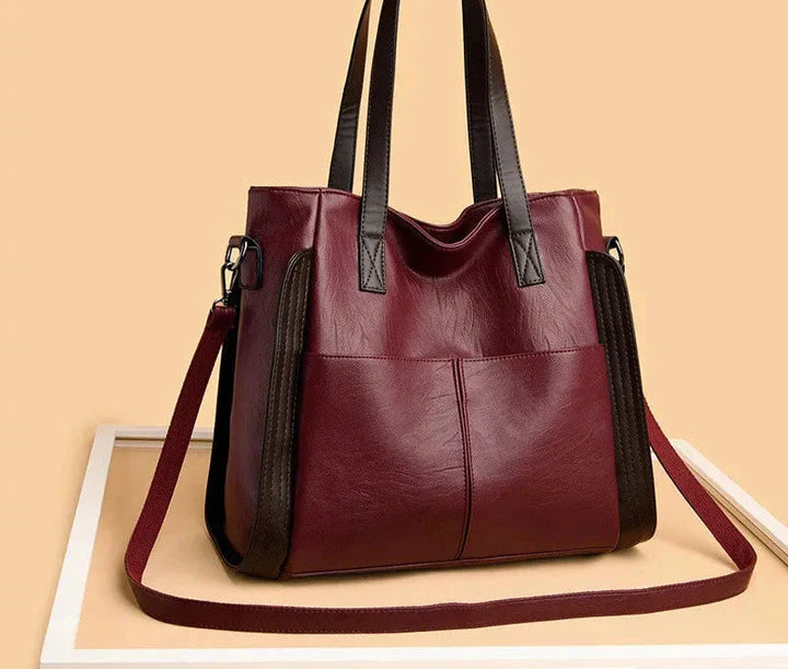 Sac à main en cuir classique Indigo