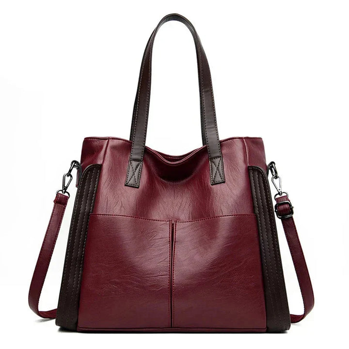 Sac à main en cuir classique Indigo