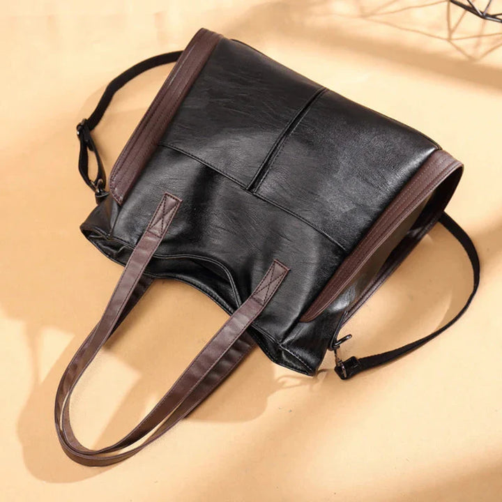 Sac à main en cuir classique Indigo