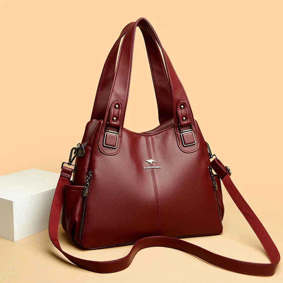 India™ Sac à bandoulière en cuir vintage classique