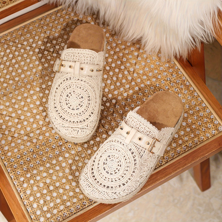 Solene™ Mules Crochets Boho